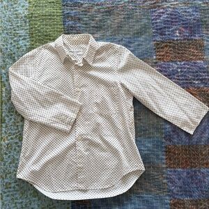 Comme des Garcons White Polka Dot Kids Shirt